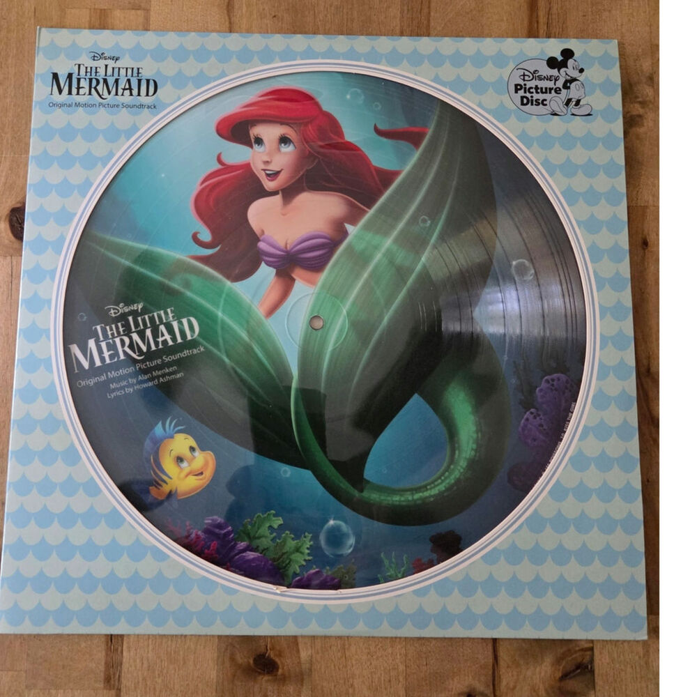 The Little Mermaid Original Soundtrack Picture Disc Vinyl LP Collector's Edition